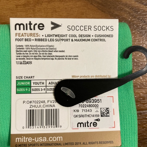 Mitre Soccer Socks - Picture 5 of 5